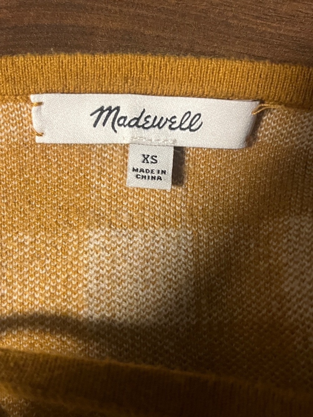 Madewell Brown and Cream Gingham Knit Cami - Picture 4 of 5